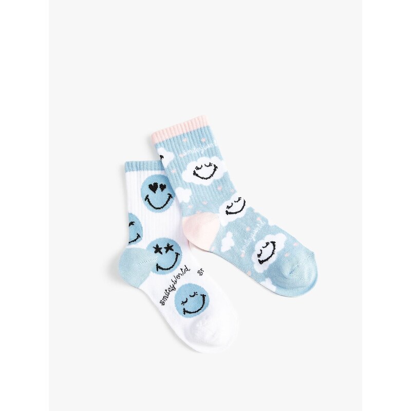 Koton SmileyWorld Socks Set Licensed, Pair of 2