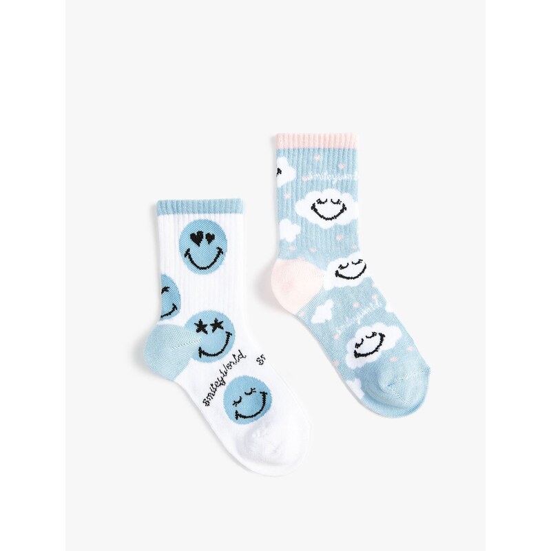 Koton SmileyWorld Socks Set Licensed, Pair of 2