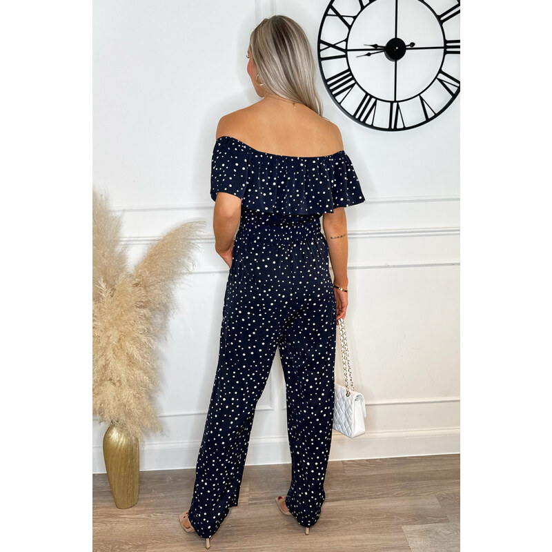 AX Paris Woman's Jumpsuit PA592 Navy Blue