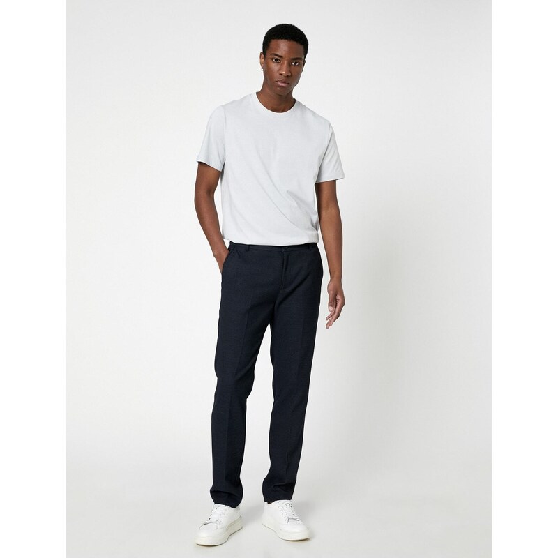 Koton Classic Fabric Trousers Pocket Detail