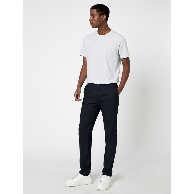 Koton Classic Fabric Trousers Pocket Detail