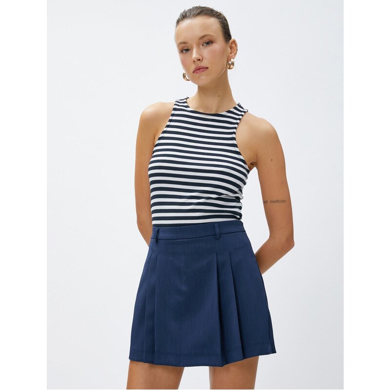 Koton Mini Short Skirt Pleated