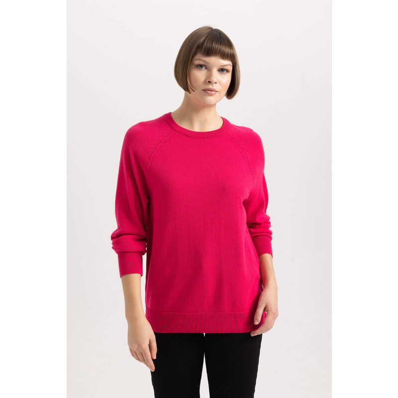 DEFACTO Relax Fit Crew Neck Pullover