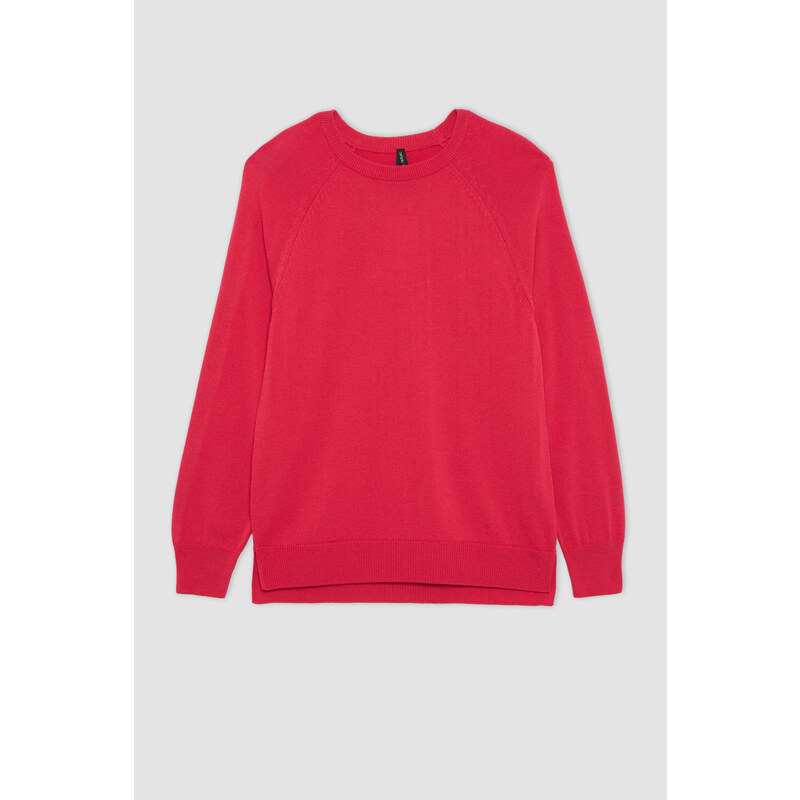 DEFACTO Relax Fit Crew Neck Pullover