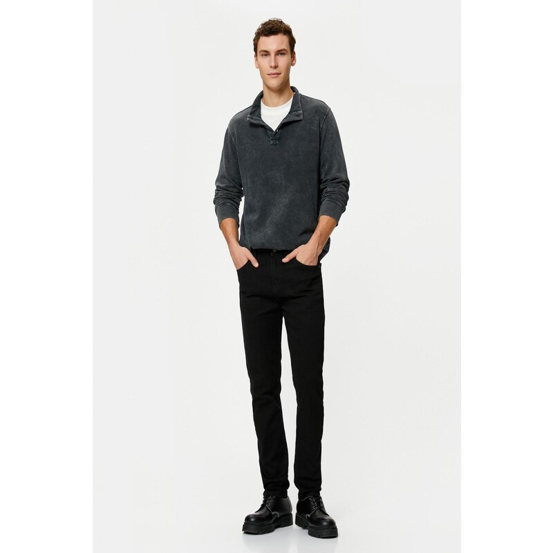 Koton Men's Black Jeans