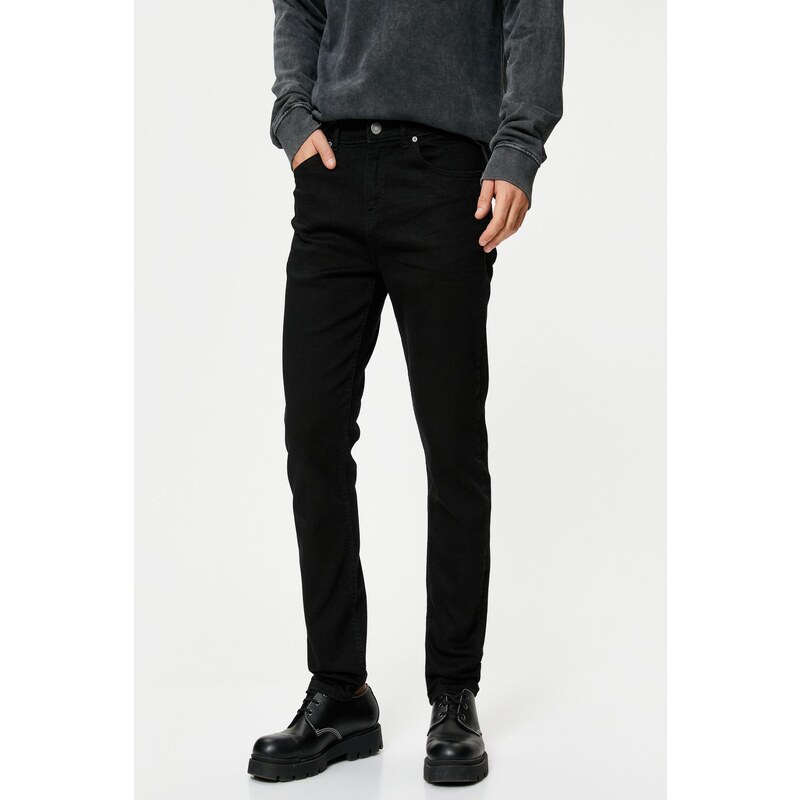 Koton Men's Black Jeans