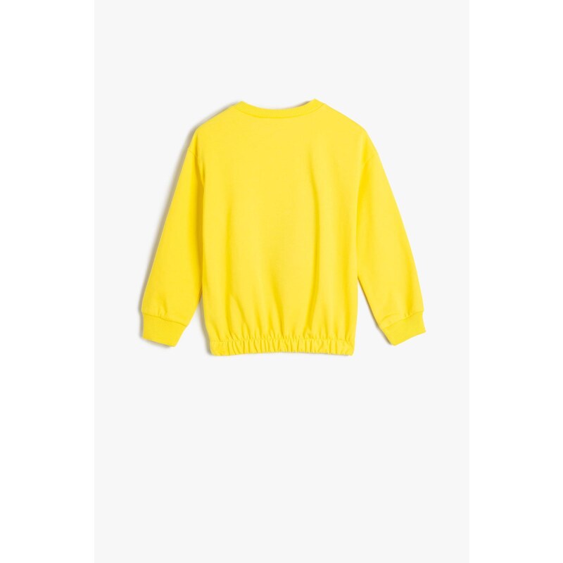 Koton Baby Girl Yellow Sweatshirt