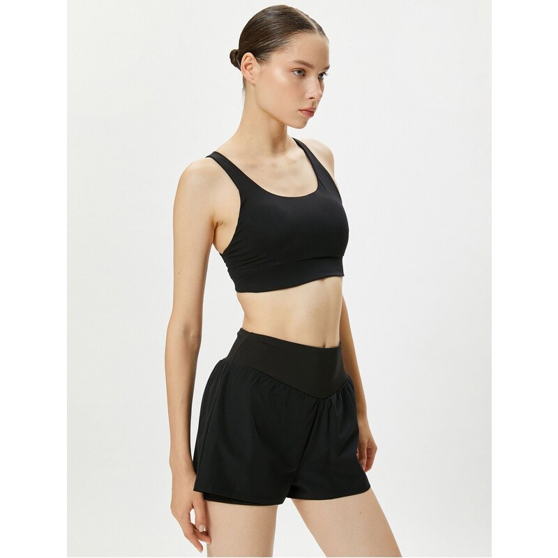 Koton Sports Bra U Collar Back Thin Cross Strap