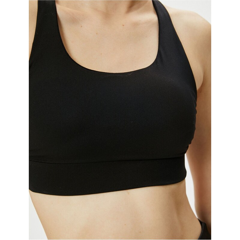 Koton Sports Bra U Collar Back Thin Cross Strap