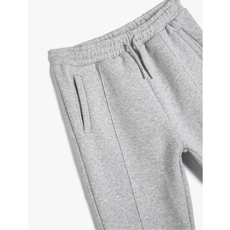 Koton Basic Jogger Sweatpants Raised Pocket Tie Waist