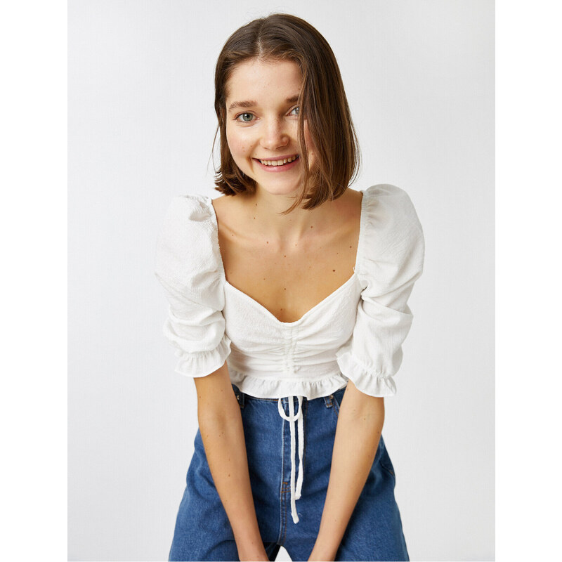 Koton Off The Shoulder Blouse