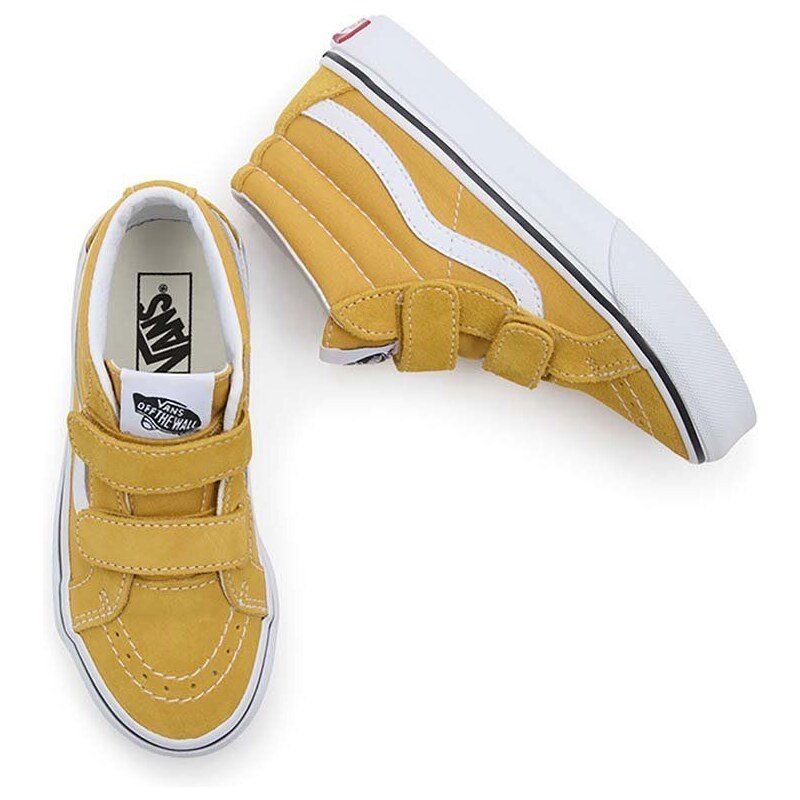 Dětské tenisky Vans UY SK8-Mid Reissue V žlutá barva