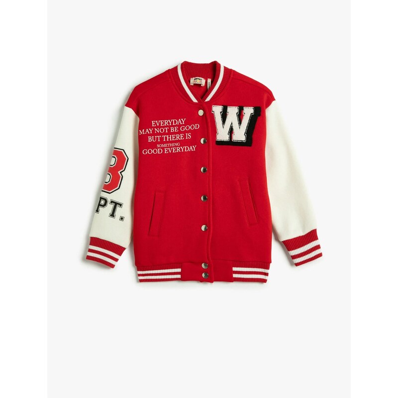 Koton Girl's Jacket Red 4wkg10054ak