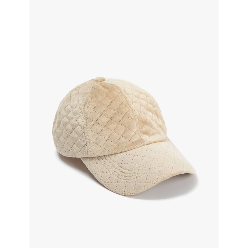 Koton Cap Hat Velvet Quilted