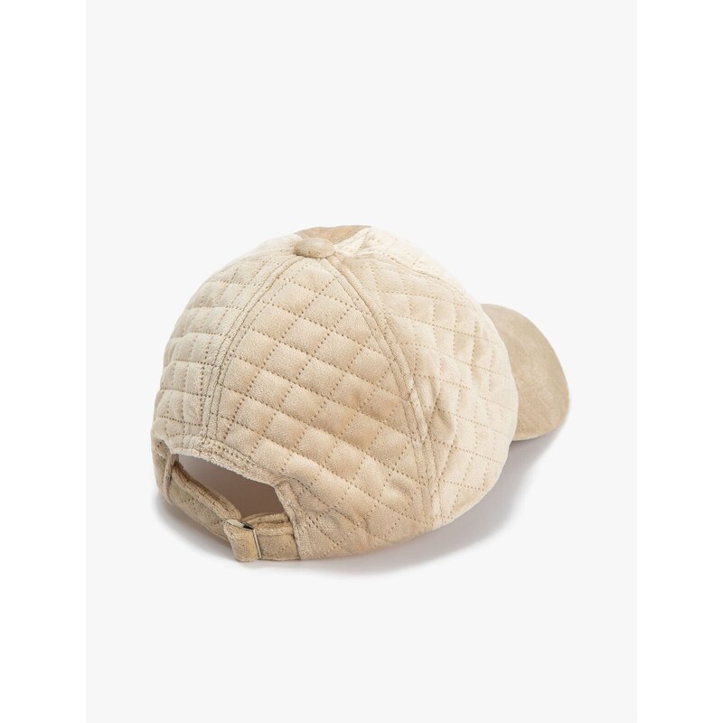 Koton Cap Hat Velvet Quilted