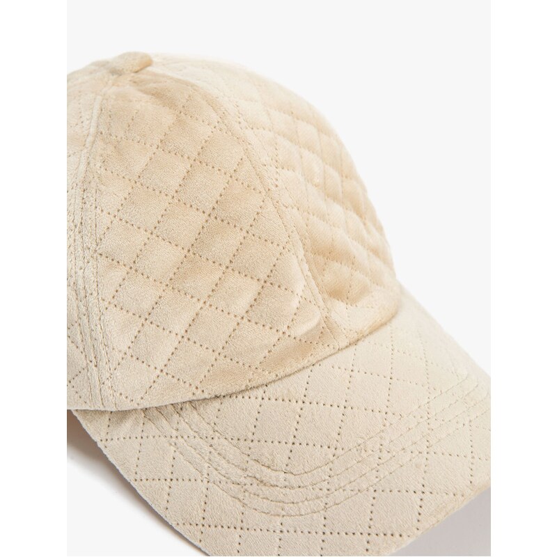 Koton Cap Hat Velvet Quilted