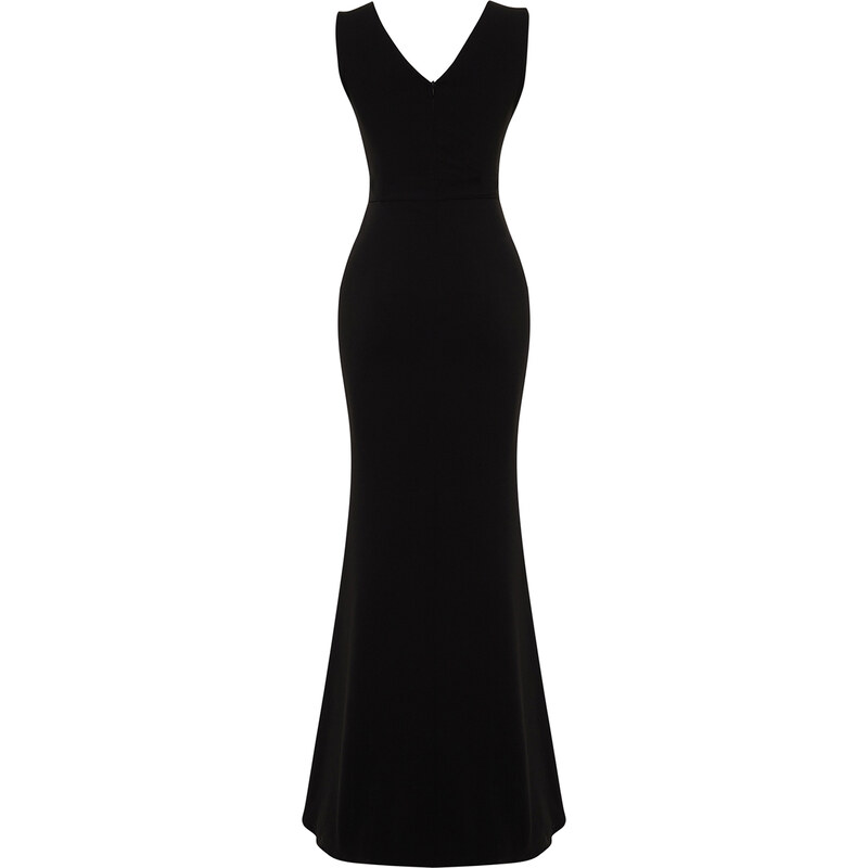 Trendyol Black Long Stylish Evening Dress