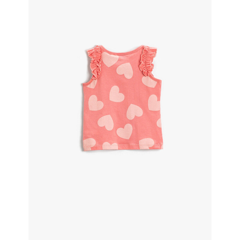 Koton Daisy Duck Licensed Printed Sleeveless T-Shirt Cotton