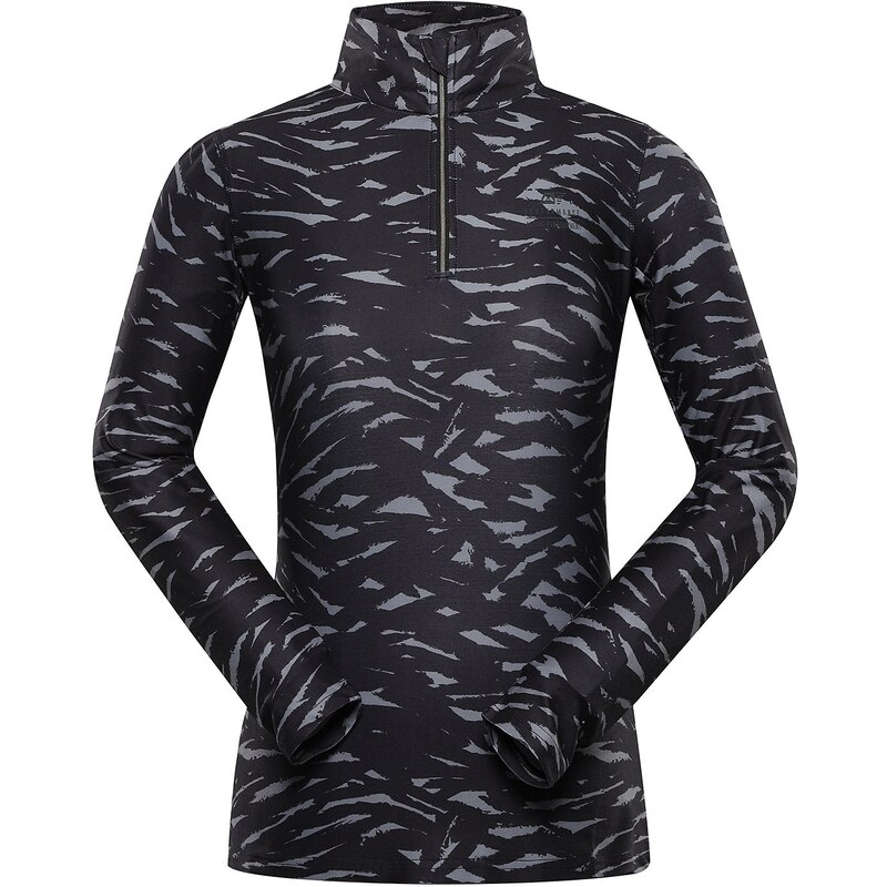 Dámské rychleschnoucí triko ALPINE PRO STANSA black varianta pe