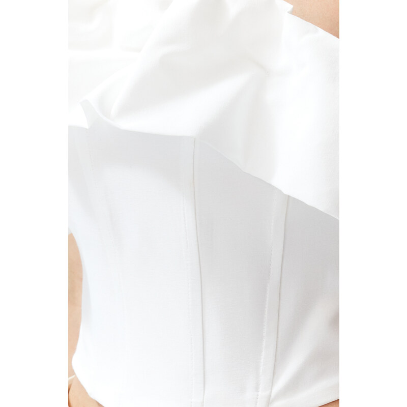 Trendyol Bridal White Bodice Detailed Woven Bustier