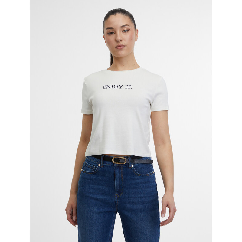 Orsay Krémové dámské tričko - Dámské 107074925