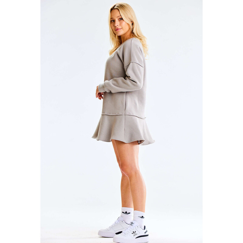 Infinite You Womans Dress M330 Grey