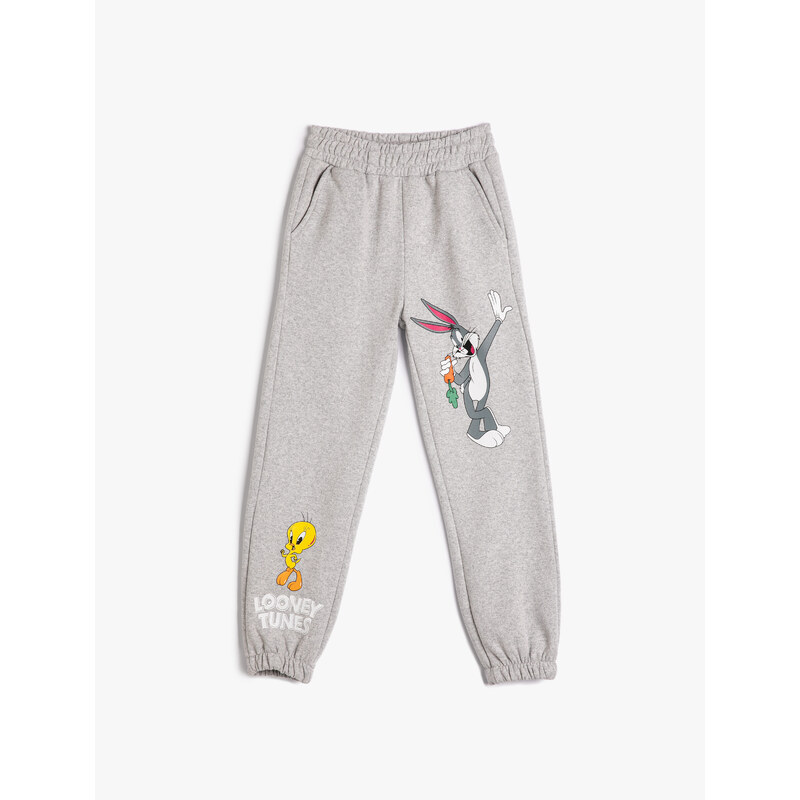 Koton Bugs Bunny and Tweety Jogger Sweatpants With Pocket