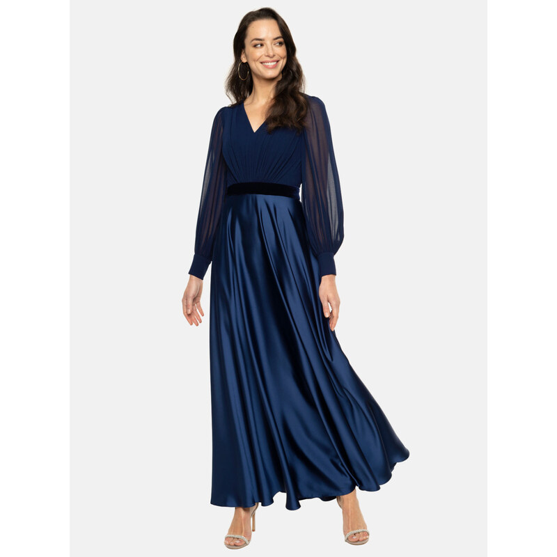 Potis & Verso Woman's Dress Sybilla Navy Blue