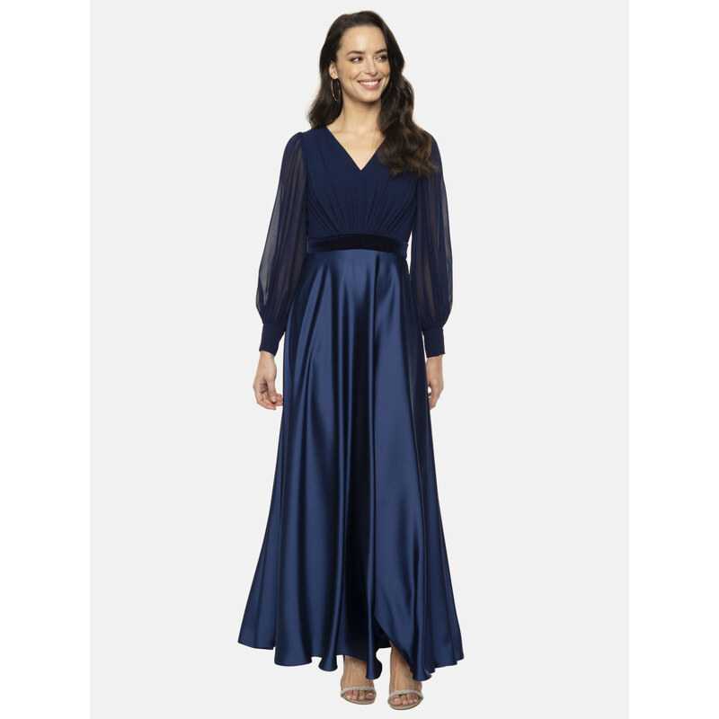 Potis & Verso Woman's Dress Sybilla Navy Blue