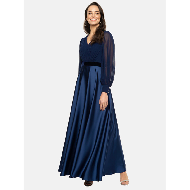 Potis & Verso Woman's Dress Sybilla Navy Blue