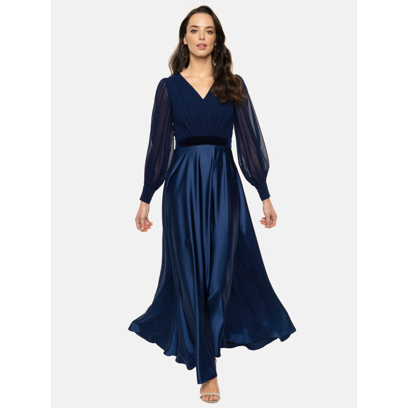 Potis & Verso Woman's Dress Sybilla Navy Blue