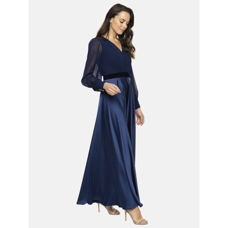 Potis & Verso Woman's Dress Sybilla Navy Blue