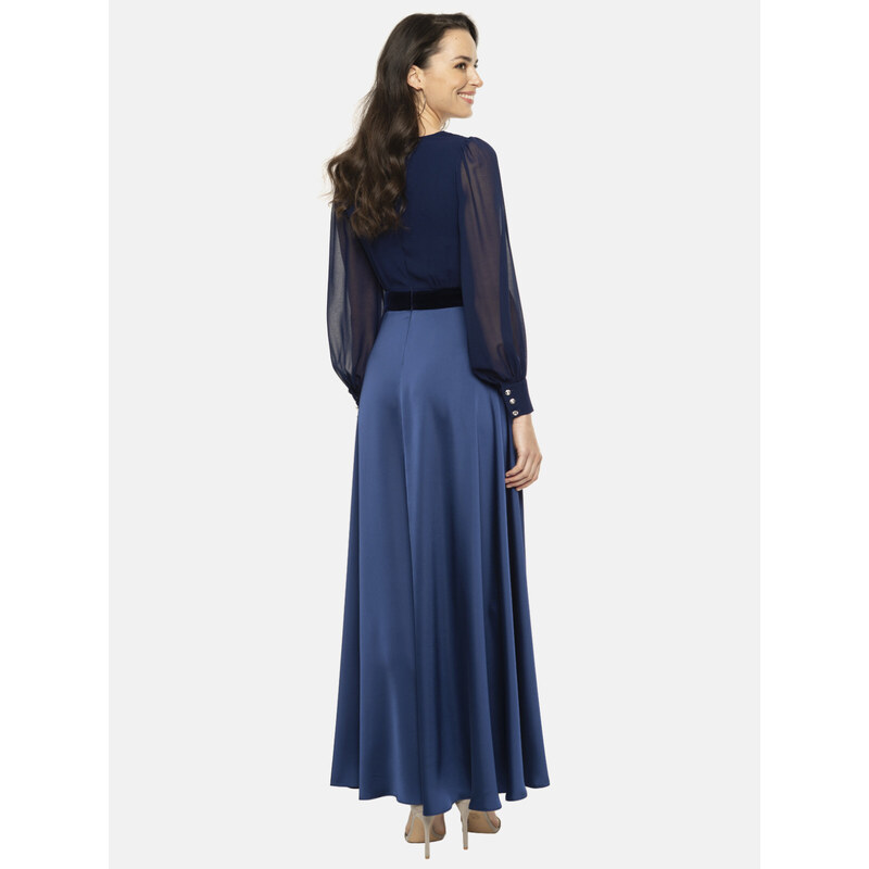 Potis & Verso Woman's Dress Sybilla Navy Blue