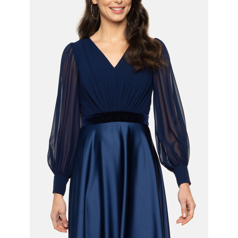 Potis & Verso Woman's Dress Sybilla Navy Blue