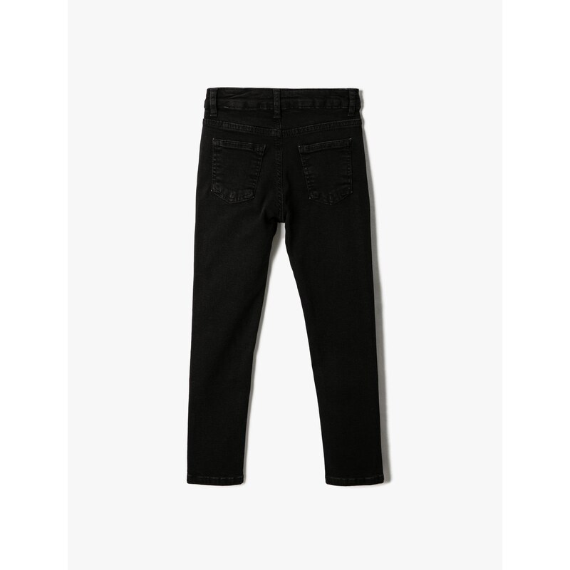 Koton Normal Waist Slim Leg Jeans Trousers