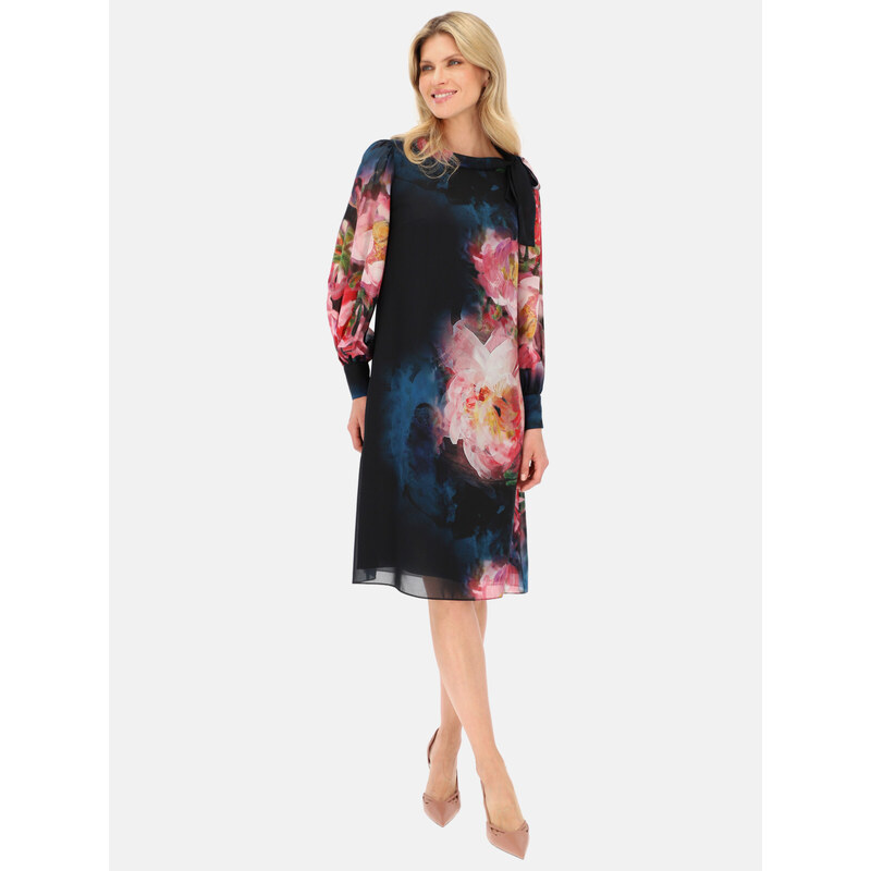 Potis & Verso Woman's Dress Scarlett Navy Blue