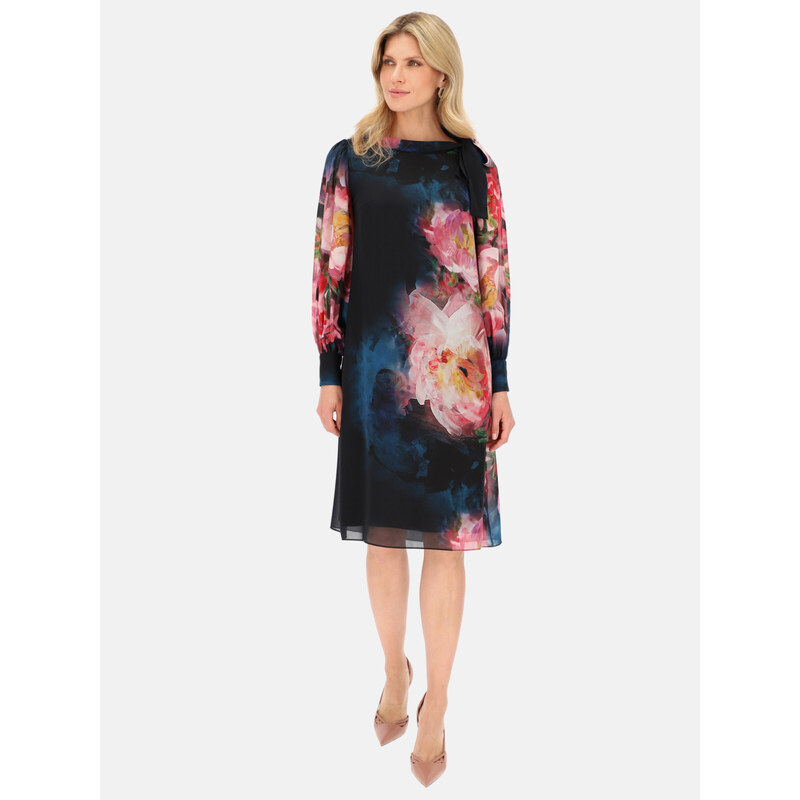 Potis & Verso Woman's Dress Scarlett Navy Blue