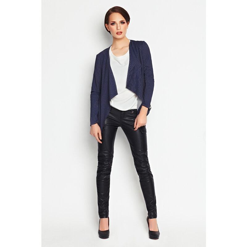 Awama Woman's Jacket A96 Navy Blue