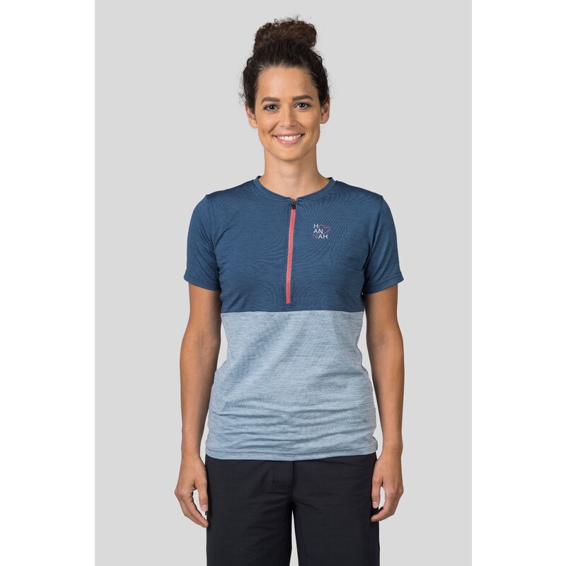 Dámské sportovní triko Hannah BERRY india ink mel/pearl blue mel