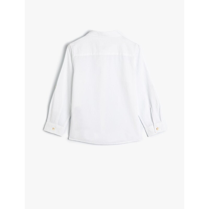 Koton Basic Classic Shirt Long Sleeve Cotton