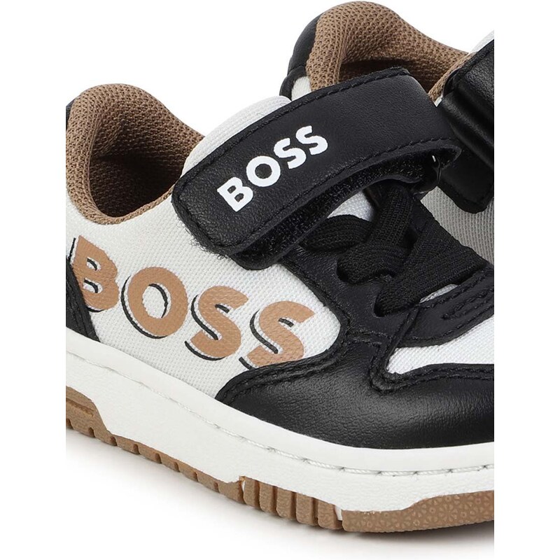 Dětské sneakers boty BOSS černá barva