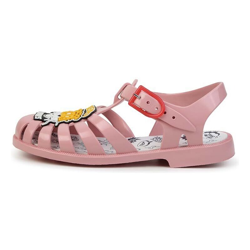 Dětské sandály Kenzo Kids růžová barva