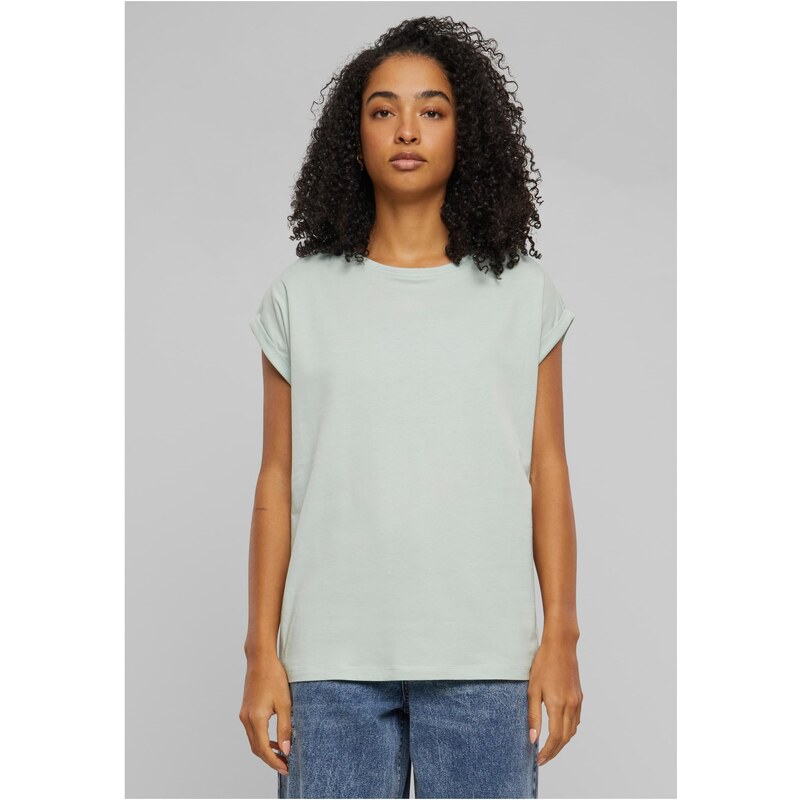 Urban Classics Dámské tričko Extended Shoulder Tee - mátová