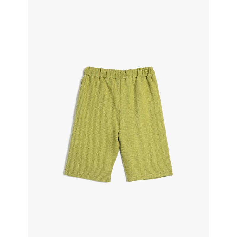 Koton Tie Waist Shorts Basic Pocket Cotton Cotton