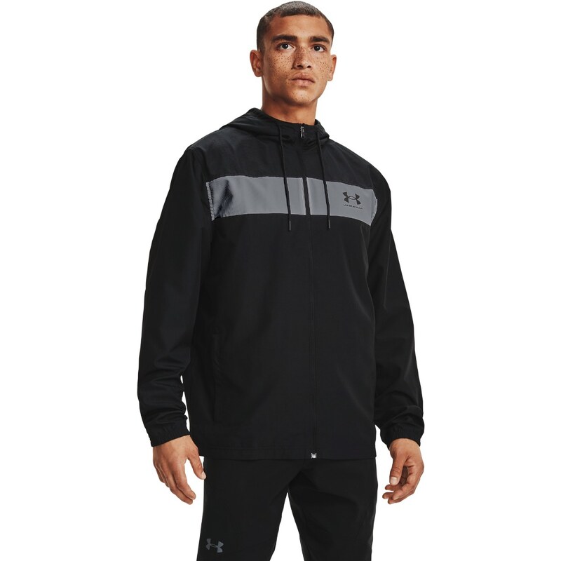 Tesla Bunda SPORTSTYLE WINDBREAKER Black - Under Armour