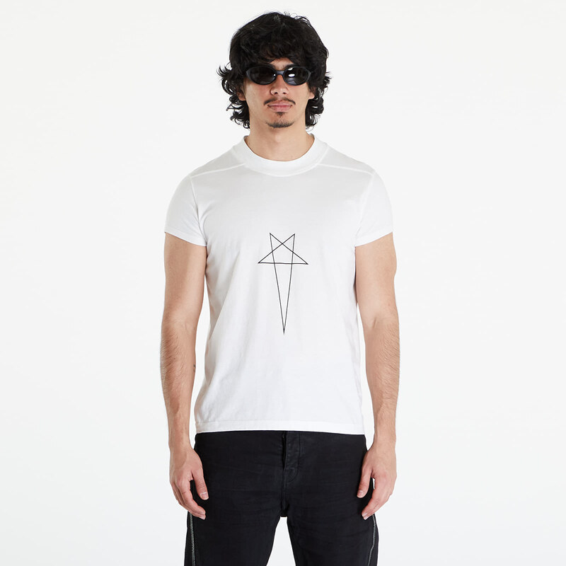 Pánské tričko Rick Owens DRKSHDW Small Level T-Shirt Milk/ Black