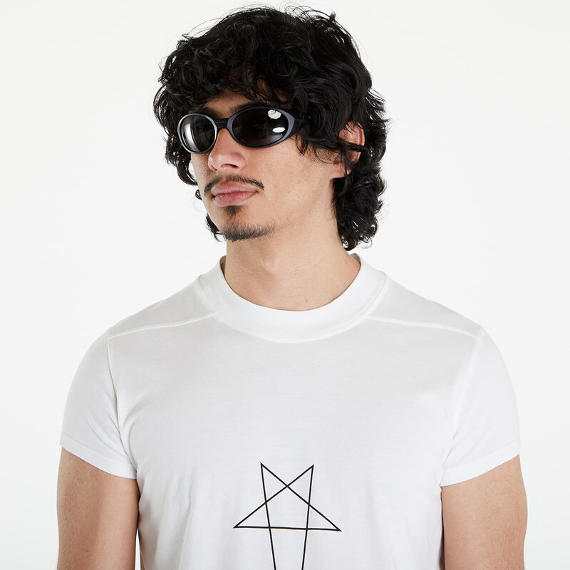 Pánské tričko Rick Owens DRKSHDW Small Level T-Shirt Milk/ Black