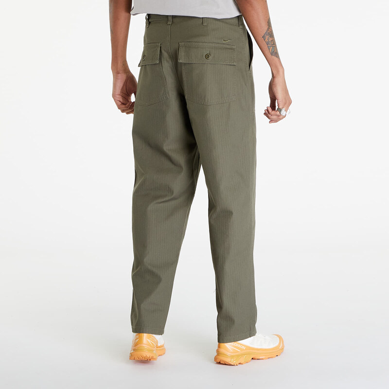 Pánské plátěné kalhoty Nike Life Men's Fatigue Pants Medium Olive/ Medium Olive