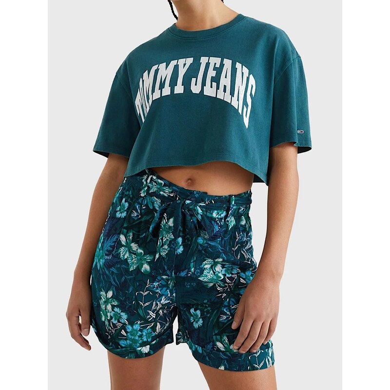 Zelený Crop Top - Tommy Jeans