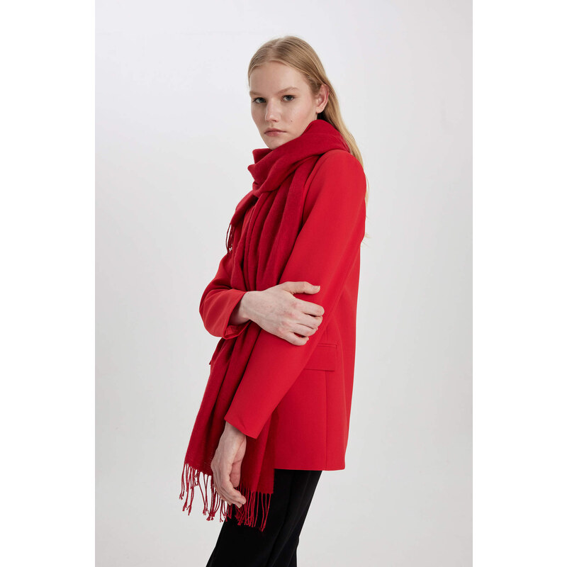 DEFACTO Oversize Fit Red Blazer Jacket